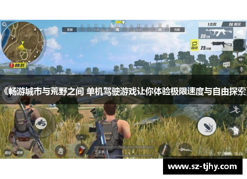 《畅游城市与荒野之间 单机驾驶游戏让你体验极限速度与自由探索》